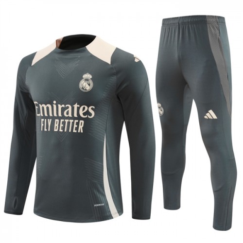 Real Madrid Trening Dres Komplet 2024-25 Siva Real Madrid Trening Dres Komplet 2024-25 Siva